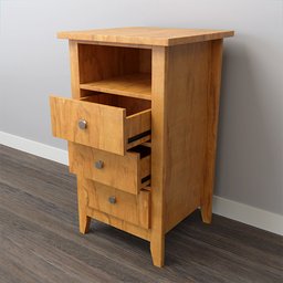 Bedside table  3 drawers