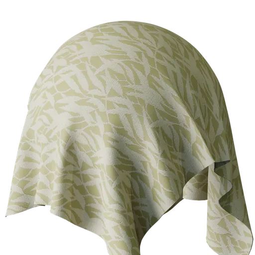 Graphical Green Jacquard