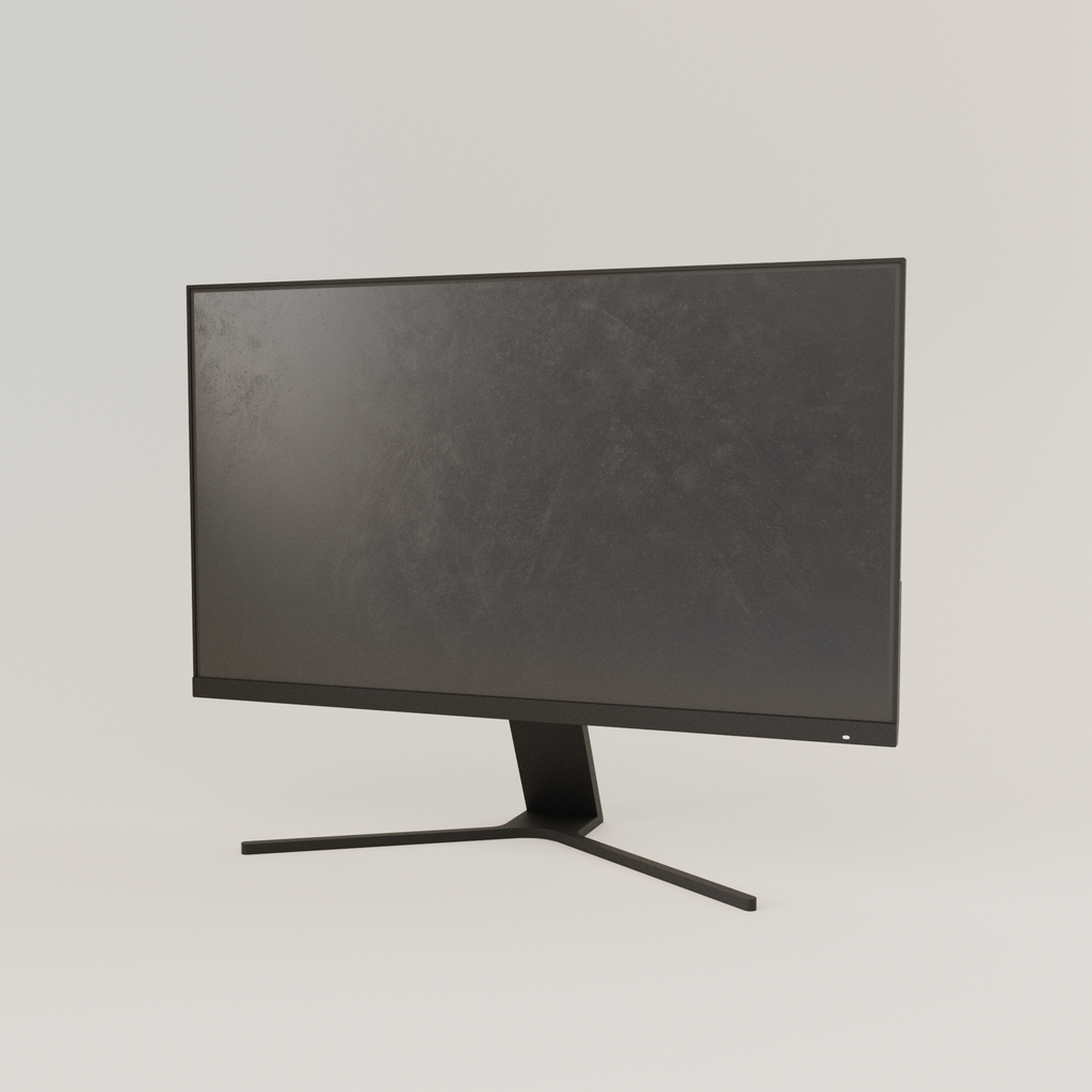 27 in monitor | Monitors models | BlenderKit