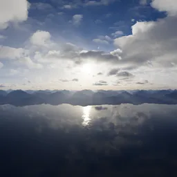 Mountain Landscape Lake Aerial