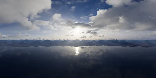 Mountain Landscape Lake Aerial