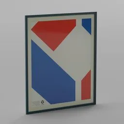 Modern Geometric Wall Art Poster