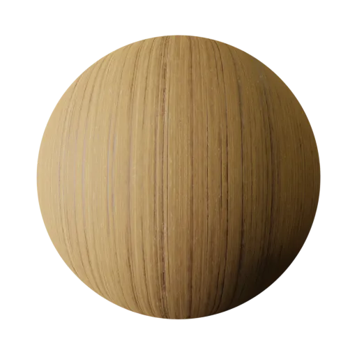 High-resolution PBR Oak Teak texture for realistic rendering in Blender and other 3D applications.