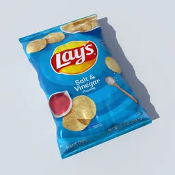 Lays Chips Salt and Vinegar Bag