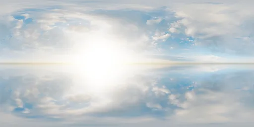Bright Sun Halo Sky