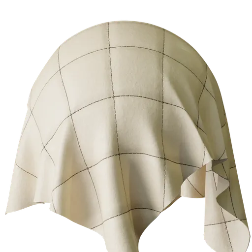 Quilted Cream Leather