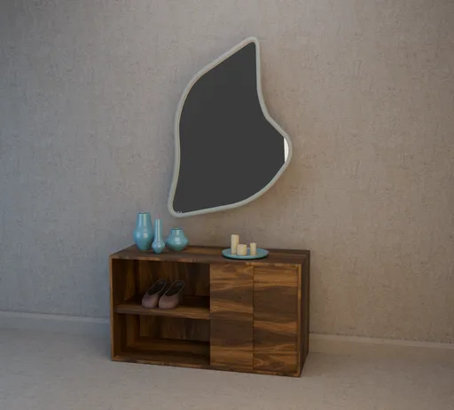 Console and mirror