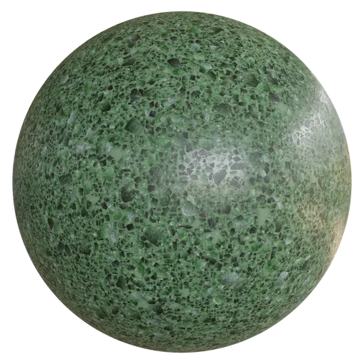 High-quality 4K PBR Terrazzo flooring material for Blender 3D projects and texturing.
