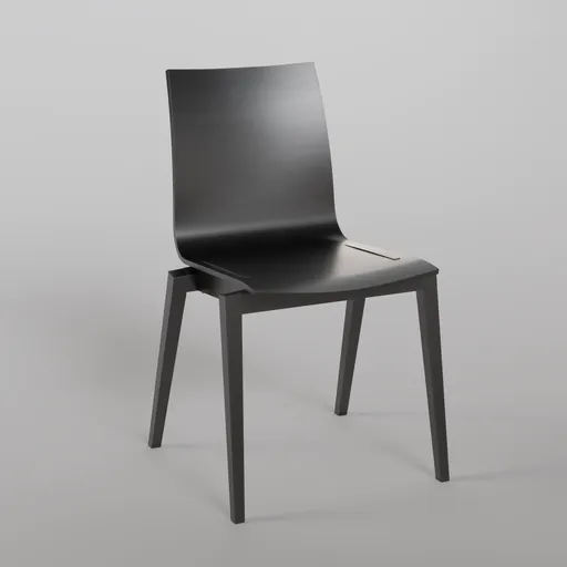 Stockholm Chair B123 - Black Grain