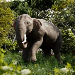 Elephant (IK rigged)