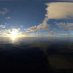 Sunset cloud yellow