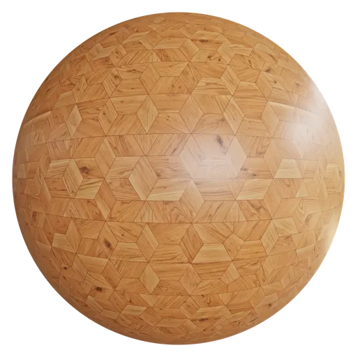 Wooden floor pattern