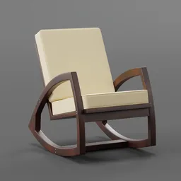 Modern Wooden Rocking Chair
