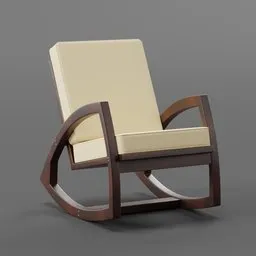 Modern Wooden Rocking Chair