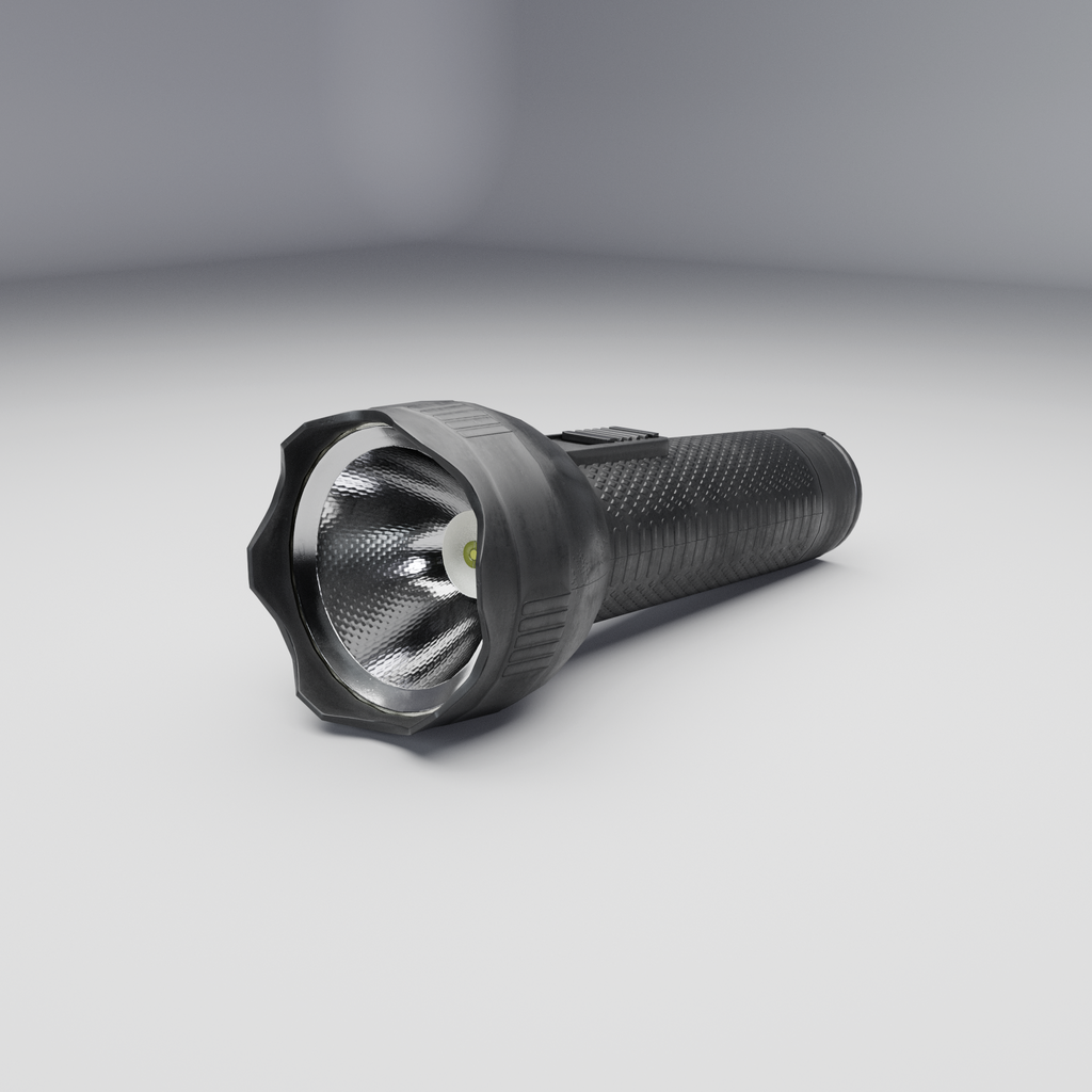 Simple Flashlight | FREE Technology models | Blendkit