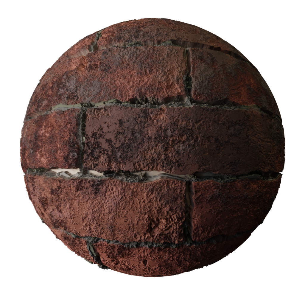 Procedural Brick FREE 3D bricks materials BlenderKit