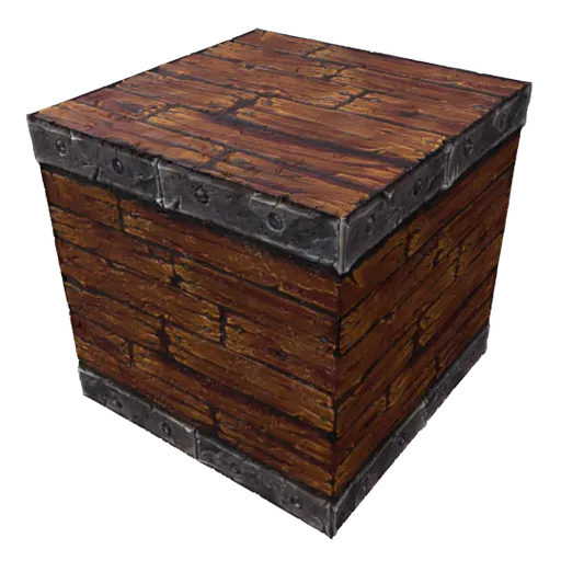 Ironbound Wooden Crate