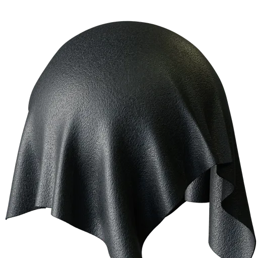 Fine Grain Black Calfskin Leather