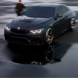 Supercar - In Rainy Road