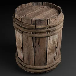 MK-Wooden barrel-003