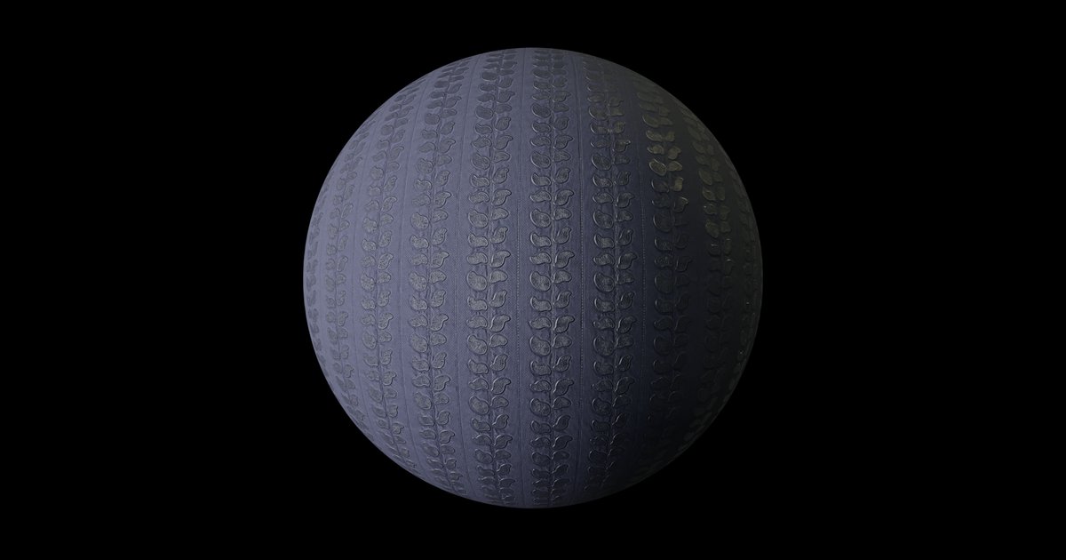 Embroidery fabric | FREE Texture Fabric 3D Materials materials | Blendkit