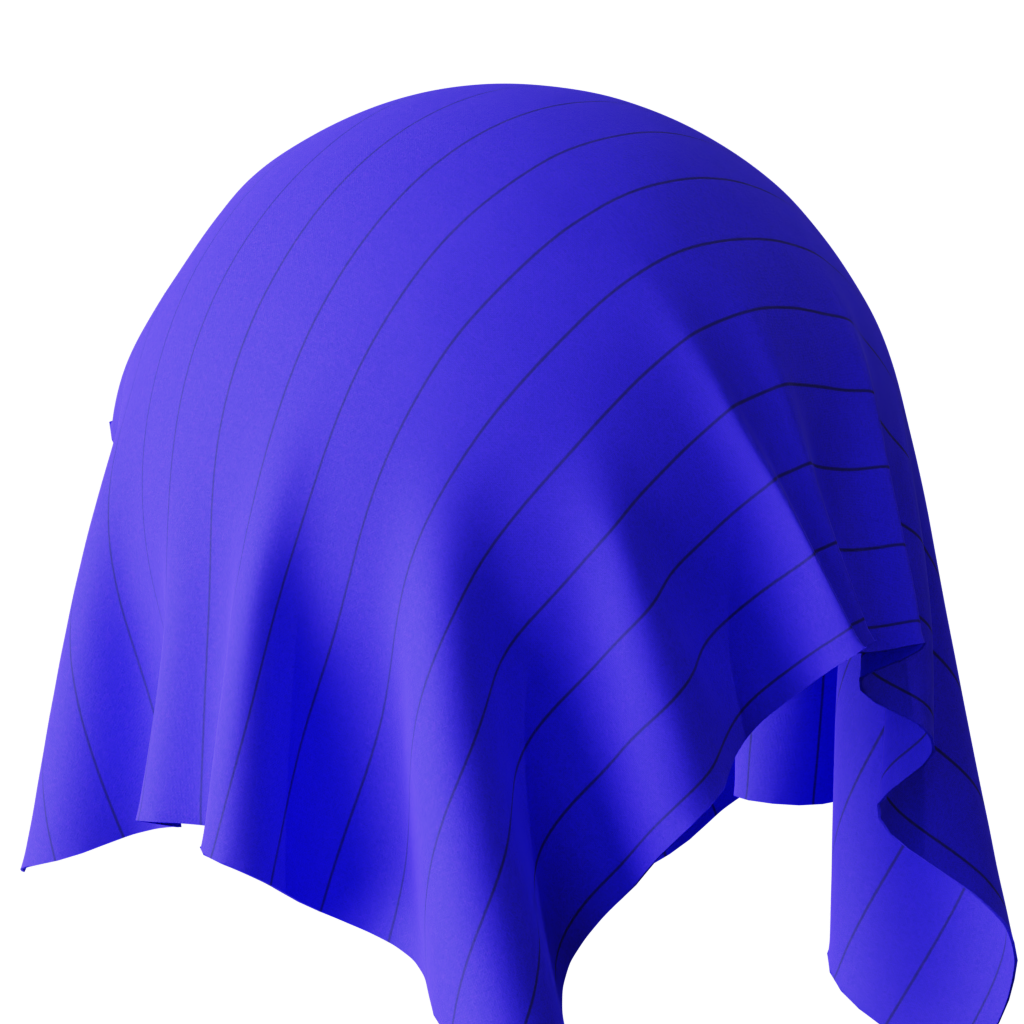 Blue thin strip fabric | FREE fabric materials | BlenderKit
