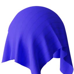 Blue thin strip fabric