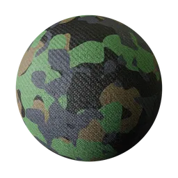 Woodland Camo Tactical Woven Fiber
