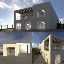 Modern House – Full Scene & Interiors