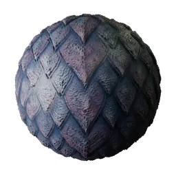 Slate Mauve Layered Scales