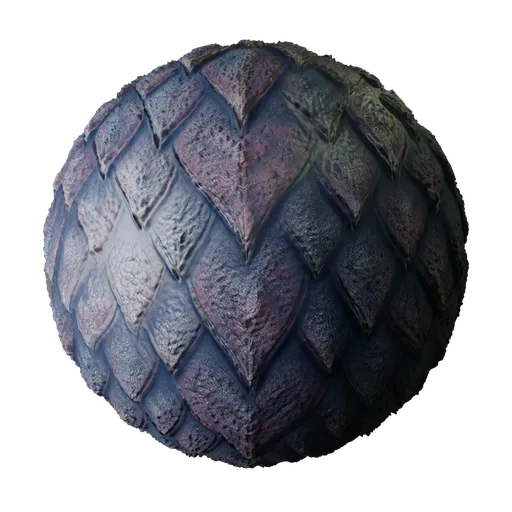 Slate Mauve Layered Scales