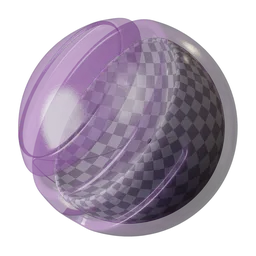 Purple Transparent Plastic