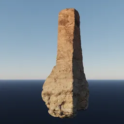 Desert Rock Pillar Rugged