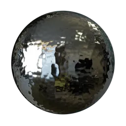 Hammered rhodium