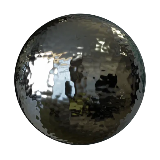 Hammered rhodium