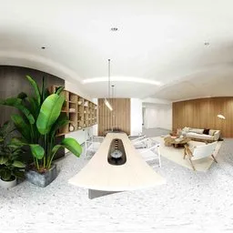 Natural Warm Light Living Room