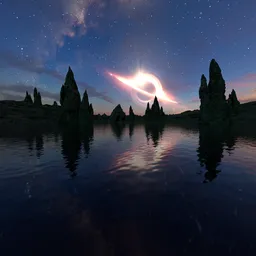 Sci-fi Terrain Landscape