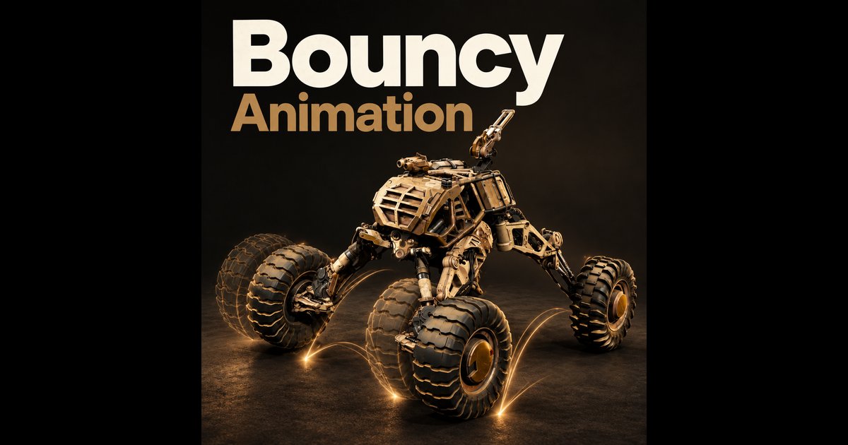 Bouncy Animation | FREE Animation add-ons | Blendkit