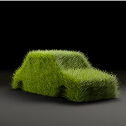 Nature Car Hedge Sculpture model