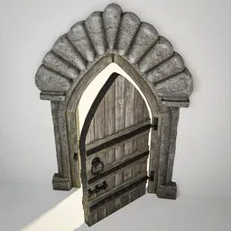 Medieval Gothic Door 30
