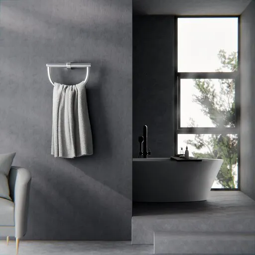 Modern Minimalist Bathroom Interior