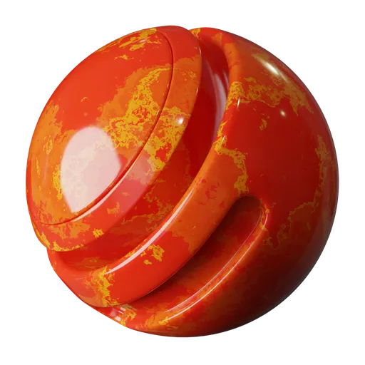 Red Aquatic Marble
