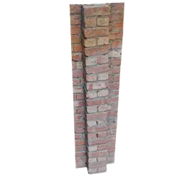 Pillar in wall