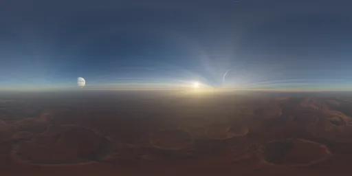 Sci-fi Aerial Planet Sky