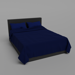 Simple double bed