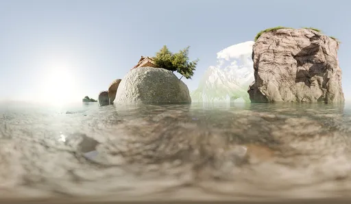 Rocky Shoreline Morning