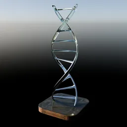 DNA Strang Sculpture