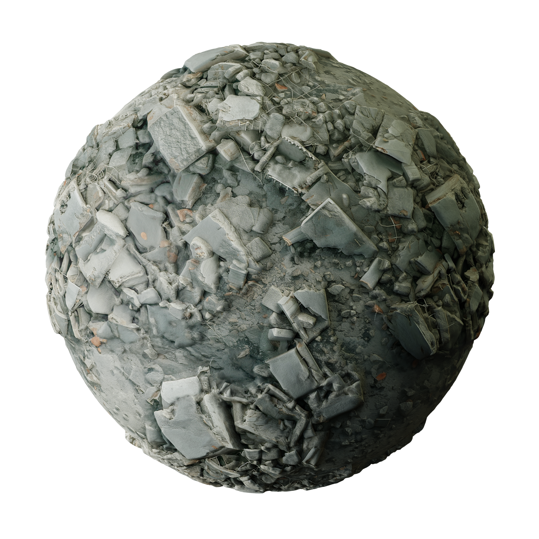 Rubble Texture Pbr