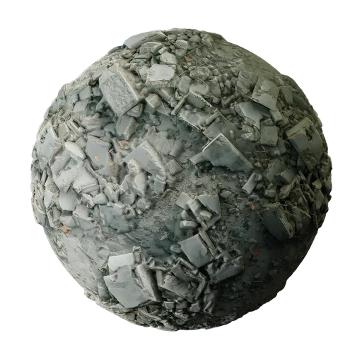 Building rubble or debris