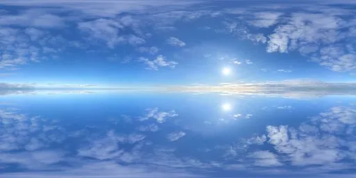 Pure Sky Suny Puffy White Clouds